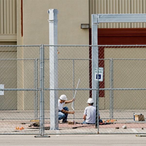 how long can i lease the temporary fence for my building site or event in Pontiac Illinois